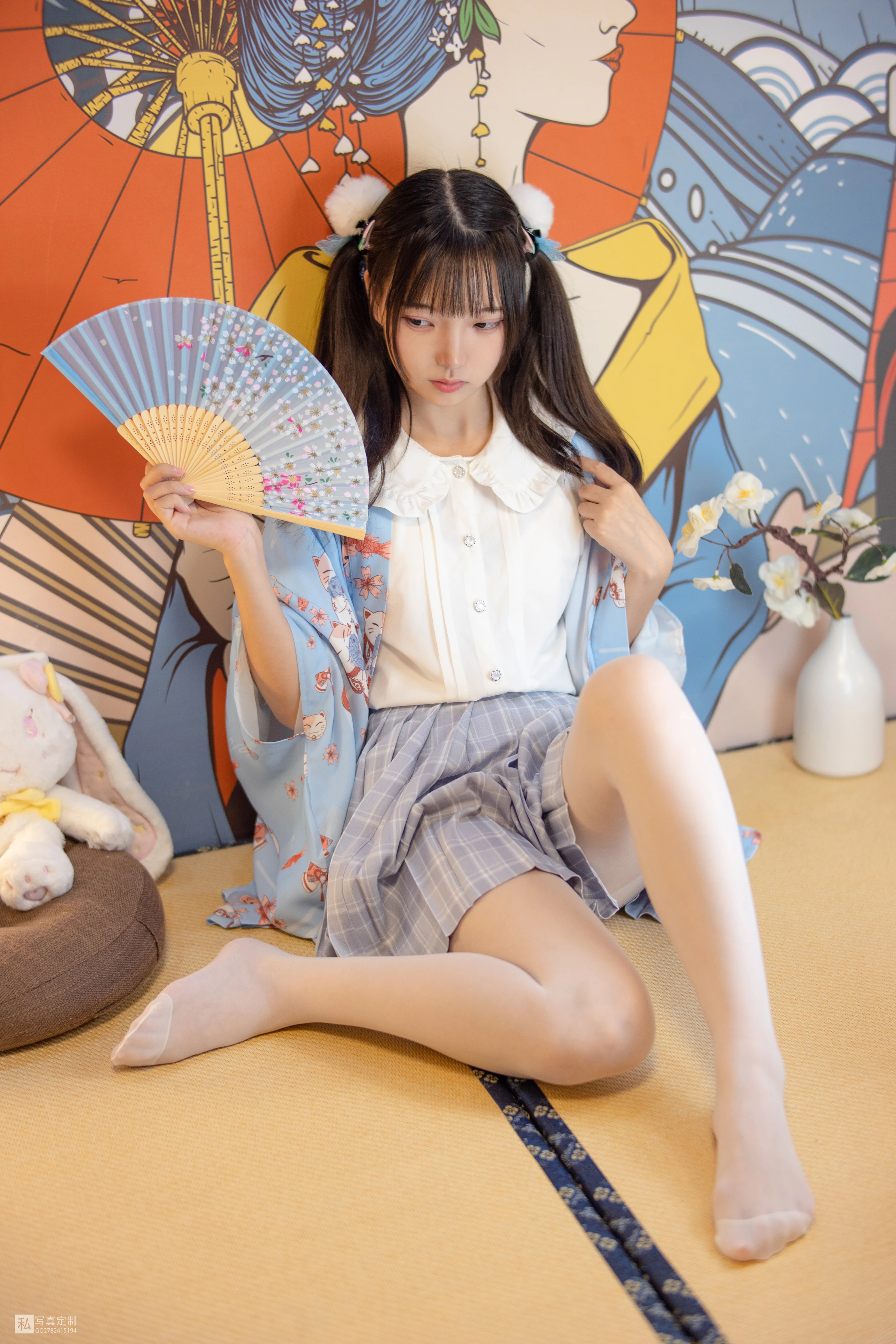 森萝财团 JKFUN-027 花里胡哨的民宿 5D白丝 默陌 [65P 1V]插图2